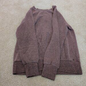 Prana Cozy Up Maroon/Red Women's Sweatshirt - Size XS